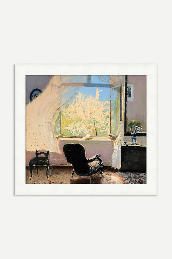 Spring Air Wall Art - Blue, Matte Paper product