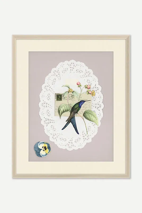 Spring Collage Wall Art - Purple product