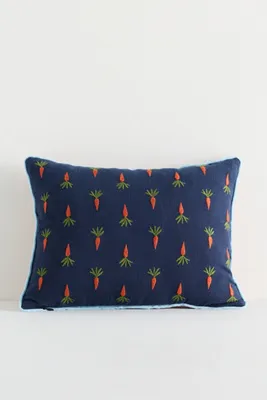 Sprout Embroidered Cushion - Orange, Cotton product