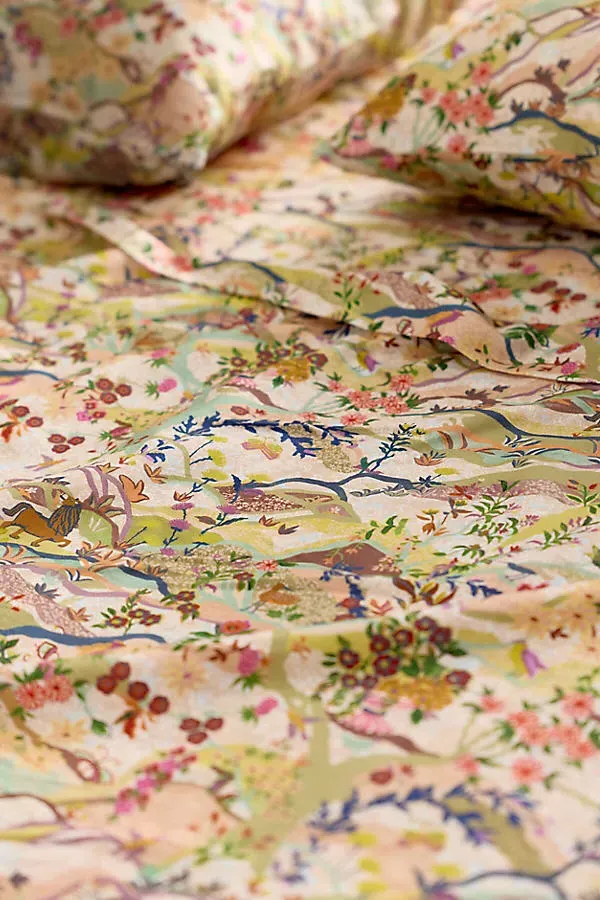 Standard Organic Cotton Sateen Printed Sheet Set by Anthropologie, image 2