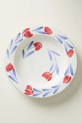 Stefania Earthenware Pasta Bowls Set of 4 - Blue product