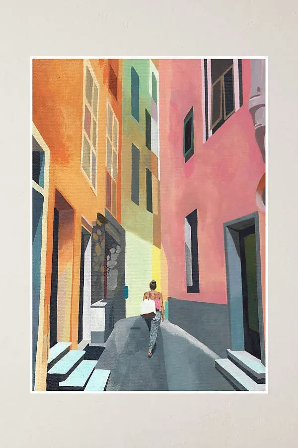 Strolling Vernazza by Sean Troth Art Print - Acrylic by Anthropologie
