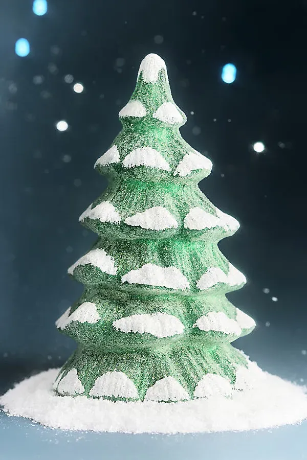 Sugared Glass Tree - Green by Anthropologie