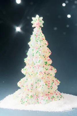 Sugared Glass Tree - White by Anthropologie, alternate view