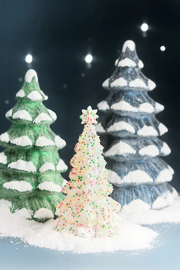 Sugared Glass Tree - White by Anthropologie