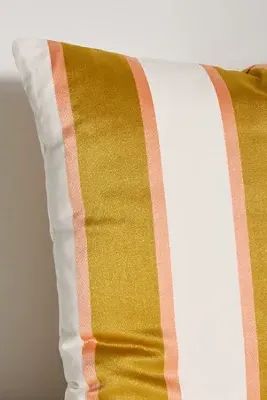 Sutton Printed Cushion - Gold, Cotton product