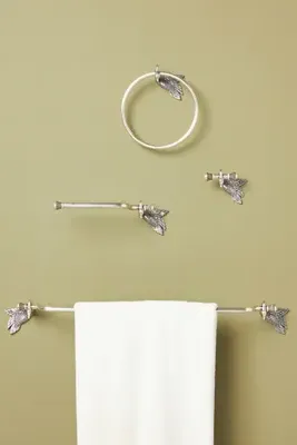 Swan Bath Hook - Silver by Anthropologie, alternate view