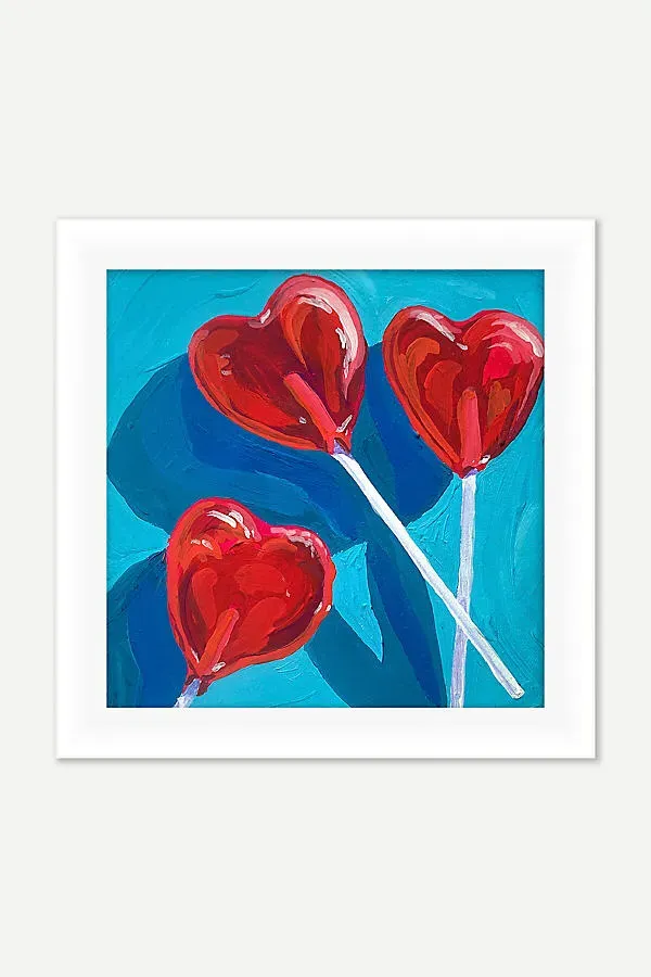 Sweet Hearts Wall Art - Blue product