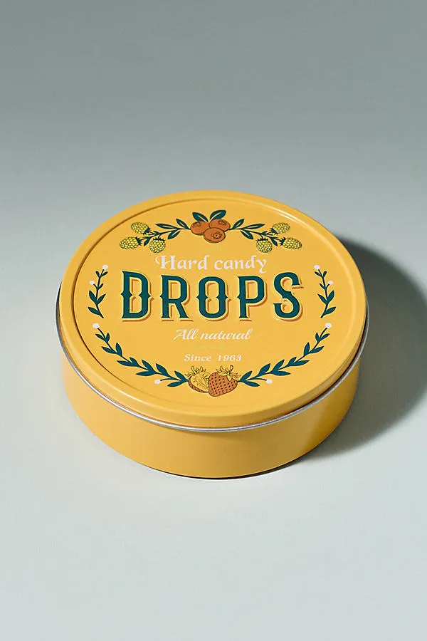 Sweet Tins Jewelry Box - Yellow, Tin by Anthropologie