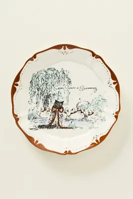 SWINK 12 Days of Christmas Dessert Plates - Brown, Stoneware by Anthropologie, image 2