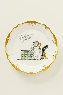 SWINK 12 Days of Christmas Dessert Plates - Green, Stoneware by Anthropologie, image 2