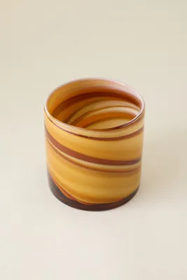 Sylas Glass Votive - Orange product