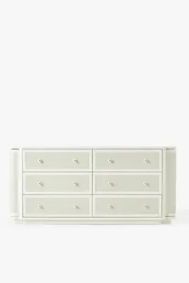 Tabitha Six-Drawer Dresser with Jewelry Cabinet - Ivory product
