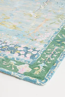 Tales Menagerie Tufted Rug - Blue, Wool-Viscose Blend product