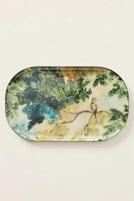 Tapestry Print Trinket Tray - Iron by Anthropologie, image 2
