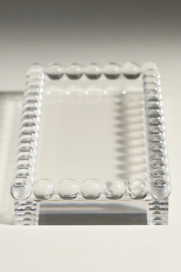 Tart by Taylor Lucite Bubble Trinket Tray - Clear, Acrylic by Anthropologie