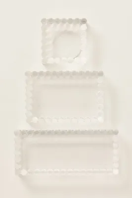 Tart by Taylor Lucite Bubble Trinket Tray - White, Acrylic by Anthropologie, image 2