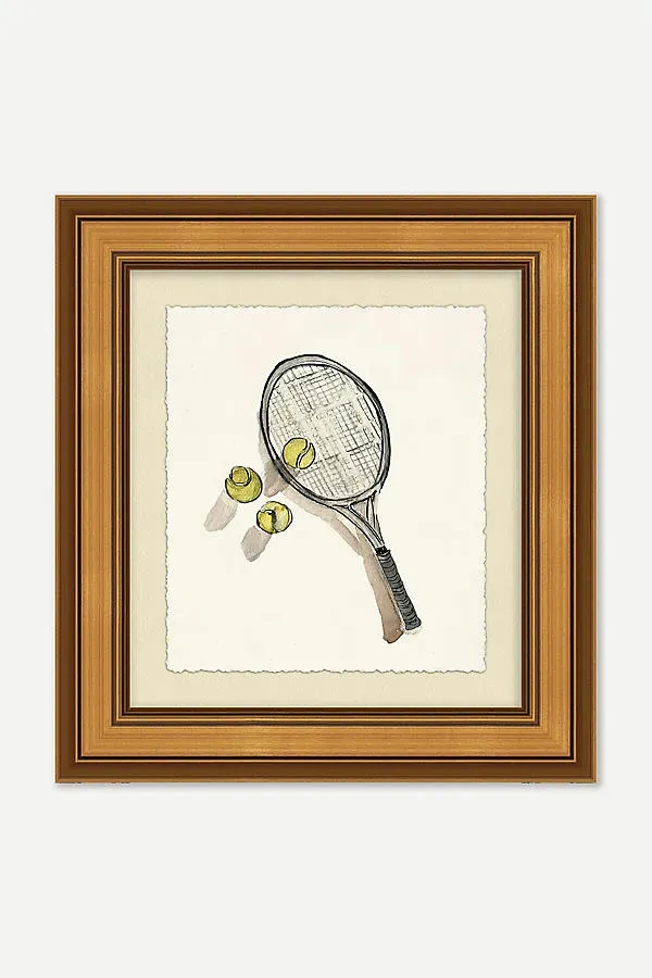 Tennis Trio Wall Art - Green product