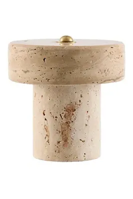 Tessari Accent Table Lamp - Beige, Travertine product