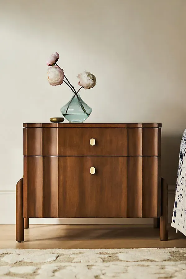 Tetra Nightstand - Brown, Wood product