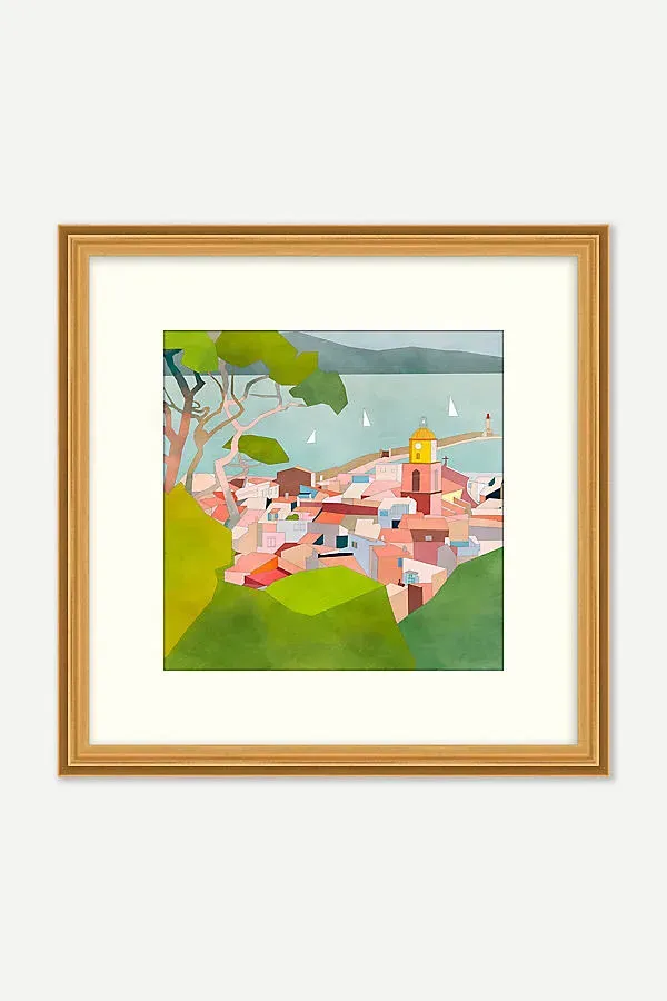 The Mountain Watching Wall Art - Green, Canvas product
