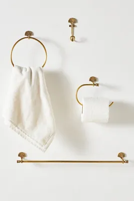 Tibetan Fan Bath Hook - Brass product