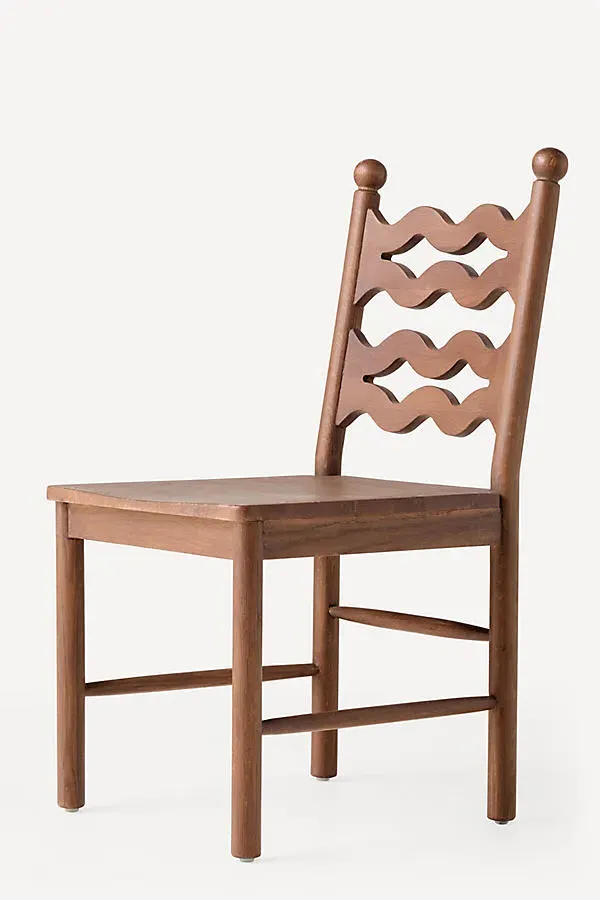 Tide Dining Chair - Oak, Natural Fiber product