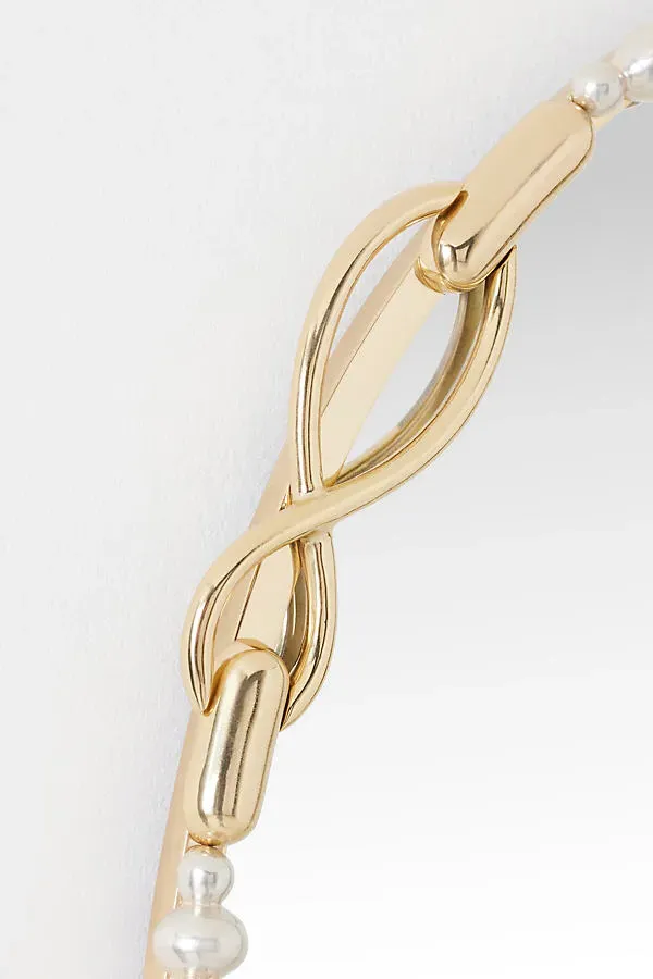 Tiffani Knotted Wall Mirror - Brass product