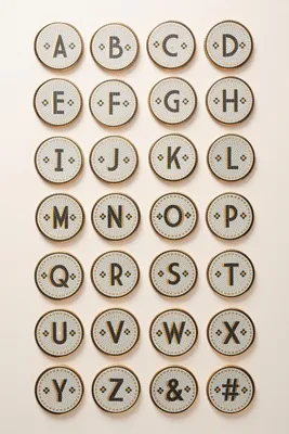 Tiled Margot Monogram Coaster - X product