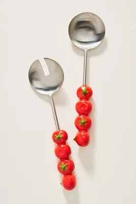 Tomato Serve Set - Red by Anthropologie, alternate view