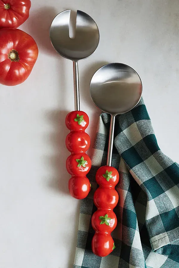 Tomato Serve Set - Red by Anthropologie