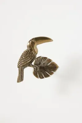 Toucan Curtain Tieback - Gold, Aluminium product