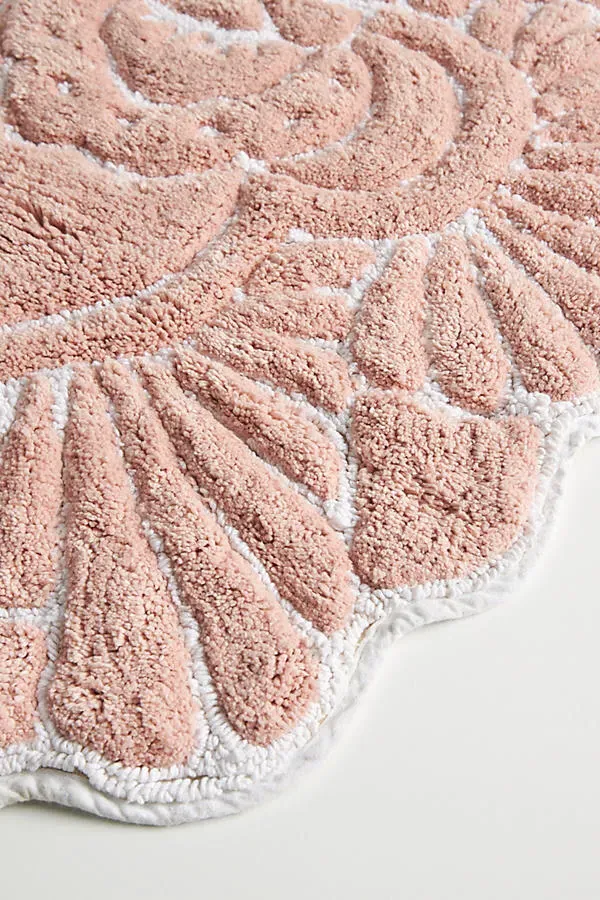 Tufted Riviera Bath Mat - Pink, Cotton product