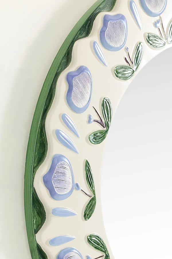 Tulip Flower Round Wall Mirror product