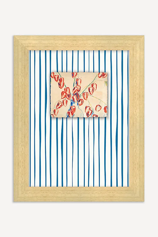 Tulip Tango Framed Wall Art - Blue product