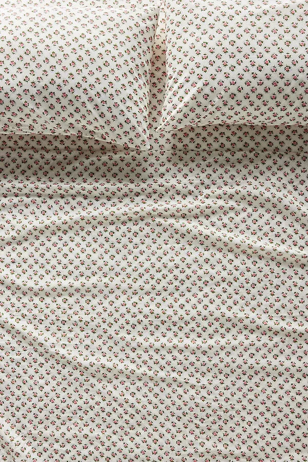 Twin Printed Sheet Set - Organic Cotton Percale by Anthropologie