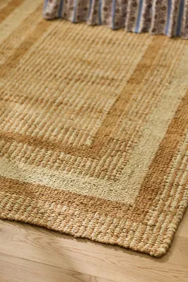 Tyler 2x3 Flatwoven Rug with Border - Beige, Jute by Anthropologie, image 2