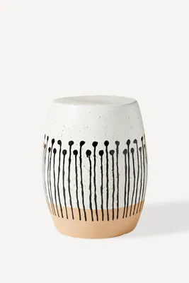 Uteki Ceramic Stool - White product