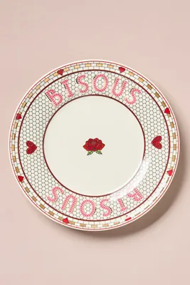 Valentine Bistro Tile Dessert Plate - Pink product