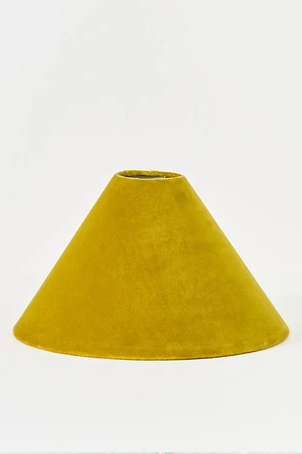 Velvet Empire Lamp Shade - Yellow, Cotton product