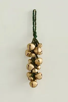 Velvet Jingle Bell Bunch - Green by Anthropologie, image 2