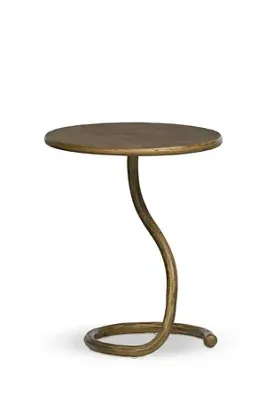 Vera Round End Table - Brass product