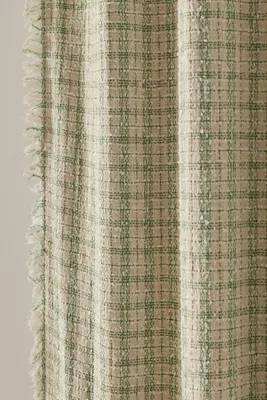 Verity Tweed Blackout Curtain - Green, Polyester/Cotton product