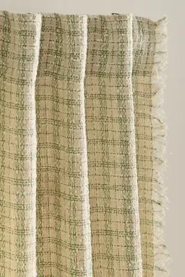 Verity Tweed Curtain - Green, Polyester/Cotton product