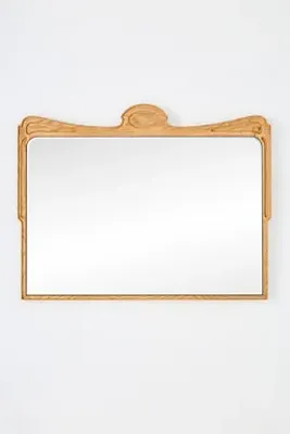 Victoria Wood Mantel Mirror - Brown product