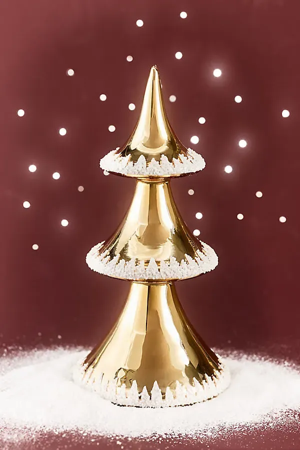 Vintage Glass Tree - Gold by Anthropologie