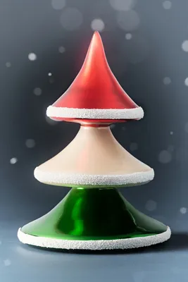 Vintage Glass Tree - Red by Anthropologie, alternate view