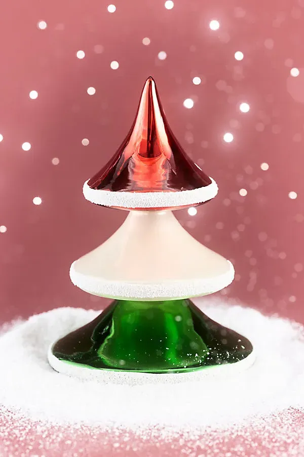 Vintage Glass Tree - Red by Anthropologie
