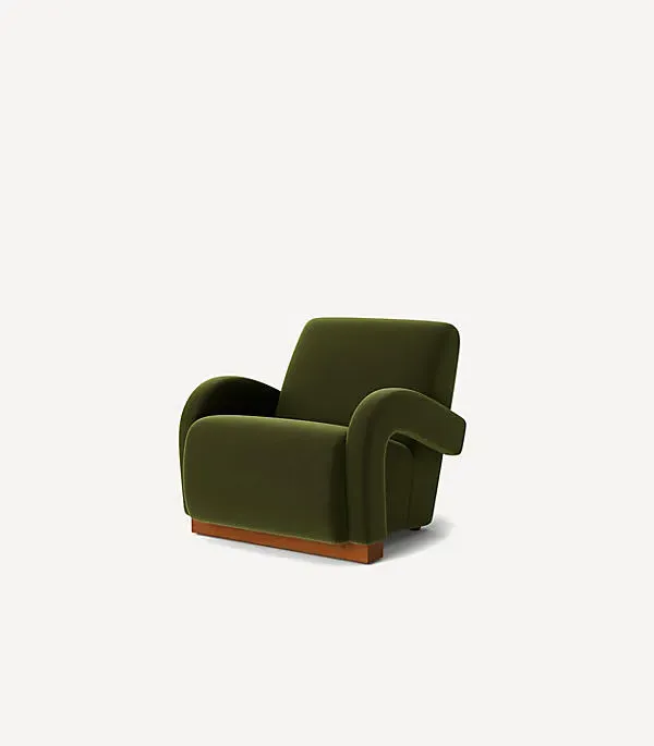 Violette Lounge Chair - Rubberwood product