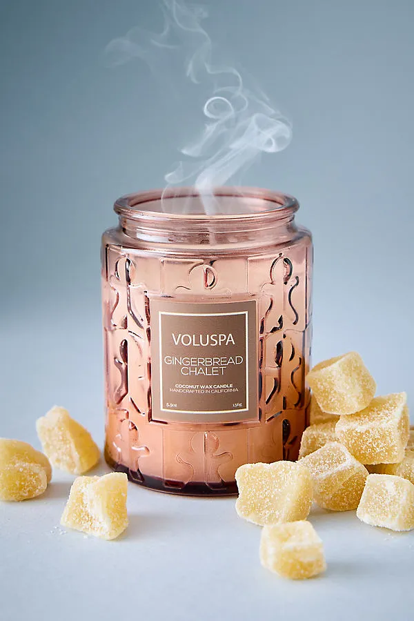Voluspa Gingerbread Jar Candle - Orange by Anthropologie